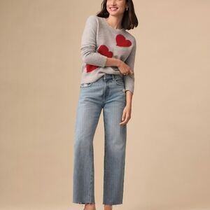 LOFT Fresh Cut High Rise Straight Jeans in Light Vintage Wash